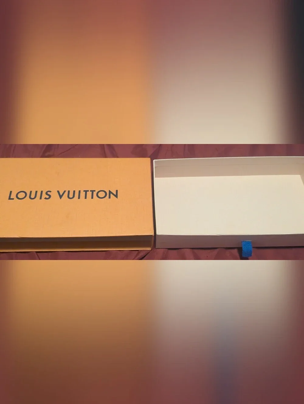 Louis Vuitton Orange Slide Out Drawer Gift Box 10